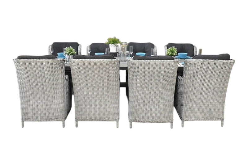 Norwich-Darwin Tuinset 8 Personen - Acacia / Light Kobo Grey