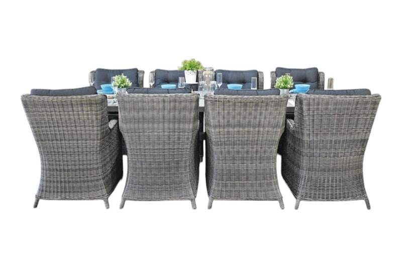 Norwich-Delano Tuinset 8 Personen - Acacia / Kobo Grey
