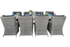 Norwich-Delano Tuinset 8 Personen - Acacia / Natural Grey