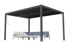Viole Zijwand Overkapping 300 cm - Dark Grey