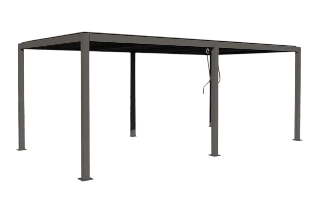 Viole Overkapping  400 x 600 cm - Dark Grey