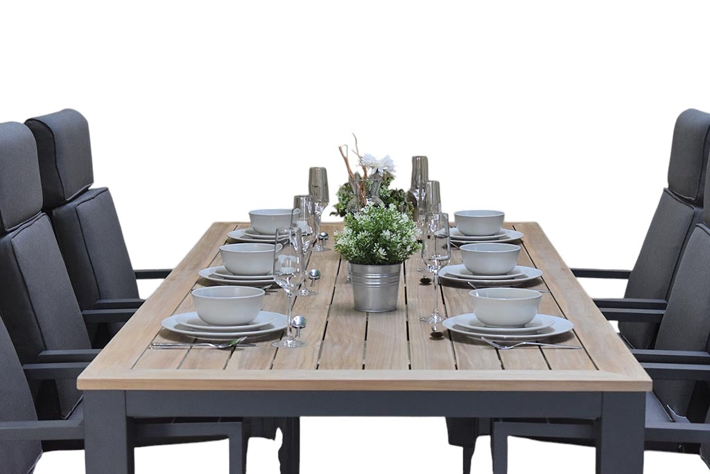 Oxford set met 6 Birmingham stoelen
