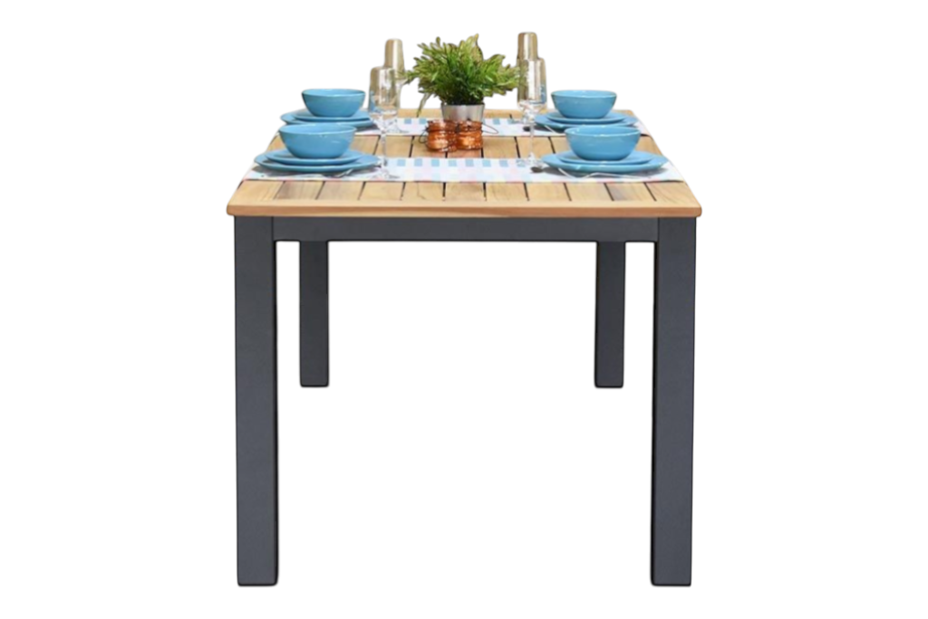 Birmingham Rechthoekige Tuintafel 180 cm - Dark grey