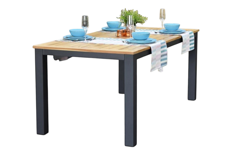Birmingham Rechthoekige Tuintafel 180 cm - Dark grey