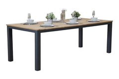 Birmingham Rechthoekige Tuintafel 180 cm - Dark grey