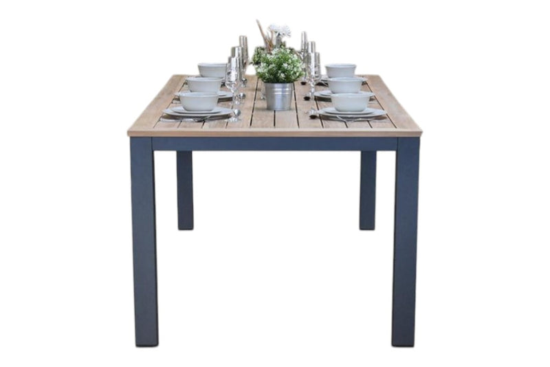 Birmingham Rechthoekige Tuintafel 220 cm - Dark grey