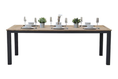 Birmingham Rechthoekige Tuintafel 220 cm - Dark grey