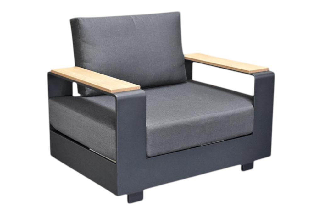 Athene Loungesessel | Aluminium
