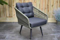 Positano Loungestuhl – Olivgrün