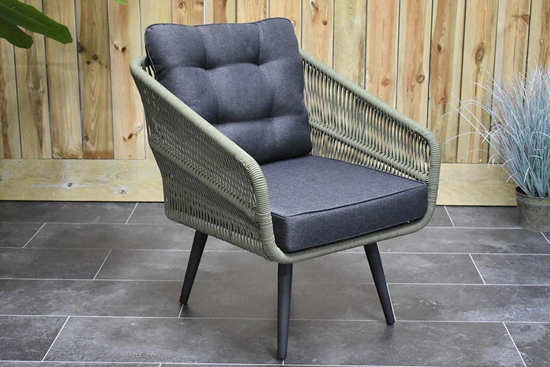 Positano Loungestuhl – Olivgrün