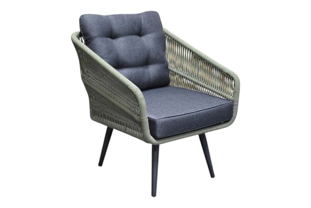 Positano Loungestoel - Olive Green