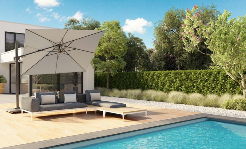 Platinum Challenger T2 Schirm 3,5 x 2,6 m  3,5 x 2,6 m – Taupe