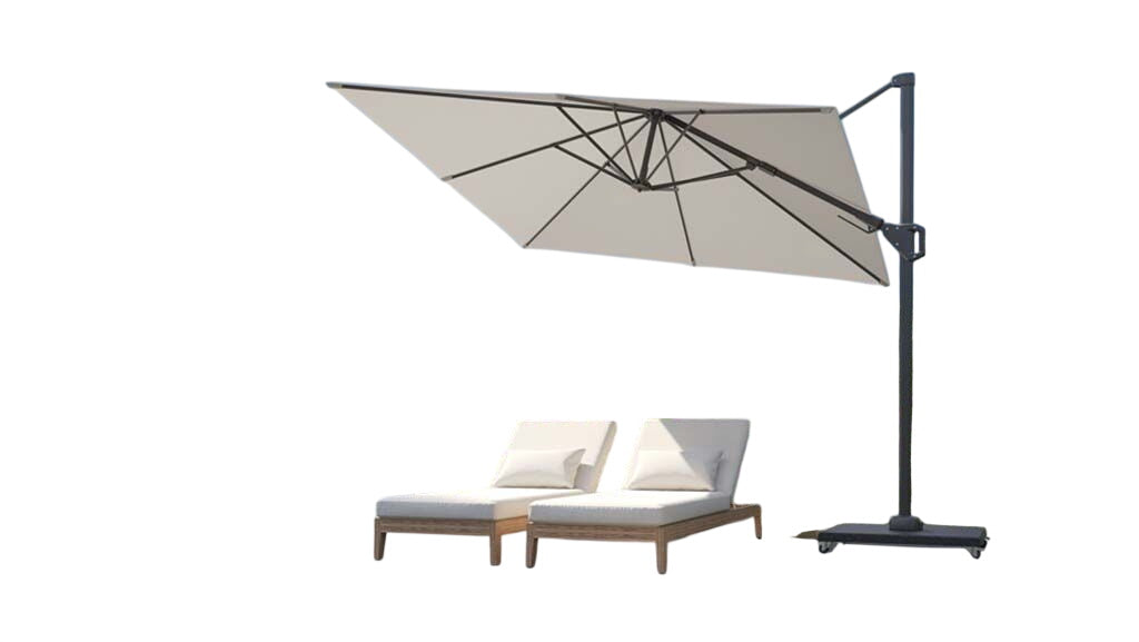 Platinum Voyager T2 Zweefparasol 2,7 x 2,7 m 2,7 x 2,7 m - Antraciet