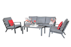 Pollencia Loungeset 3-zits + 2 stoelen