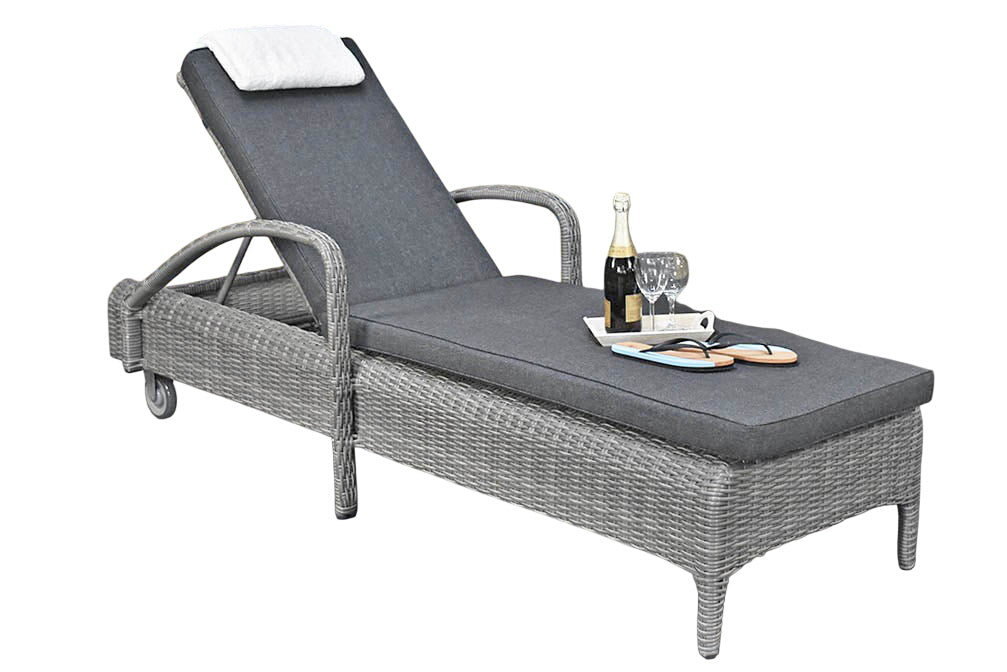 Rhodos Ligbed - Natural Grey