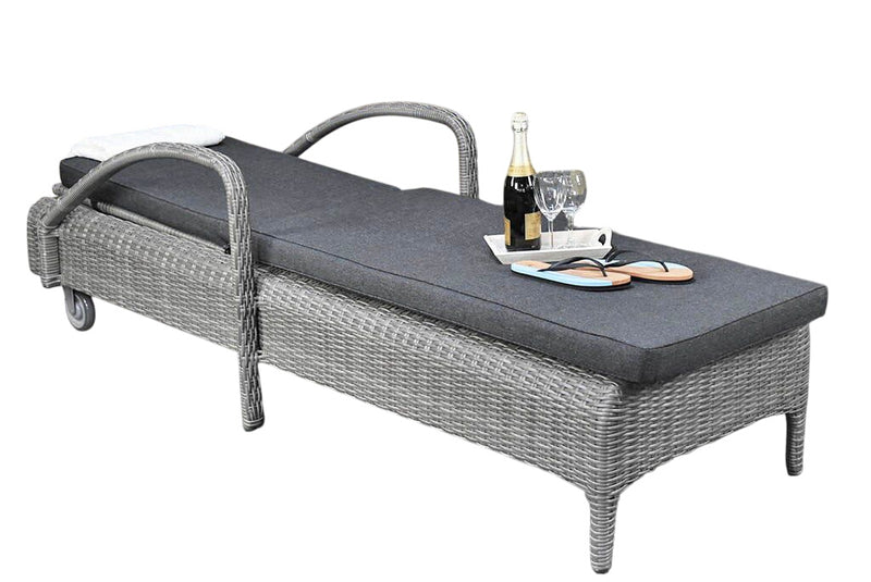 Rhodos Ligbed - Natural Grey