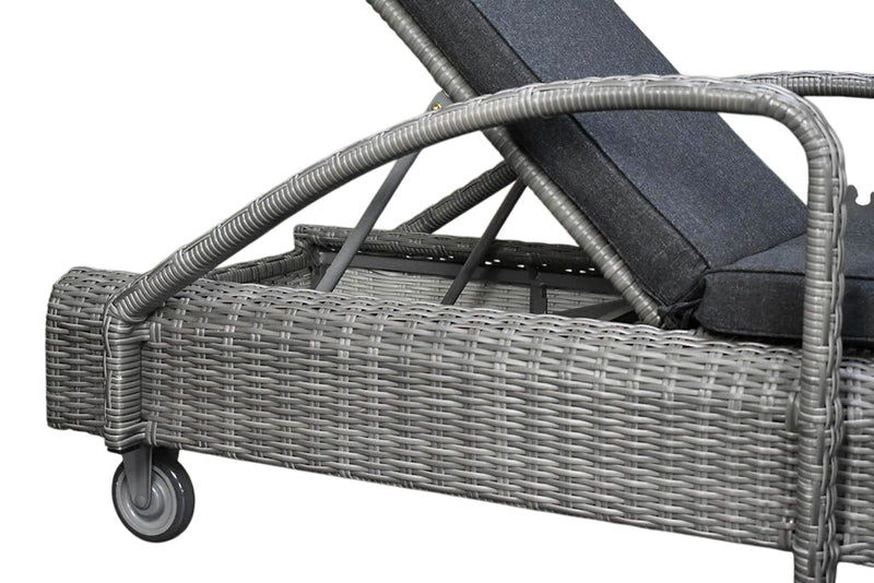 Rhodos Ligbed - Natural Grey