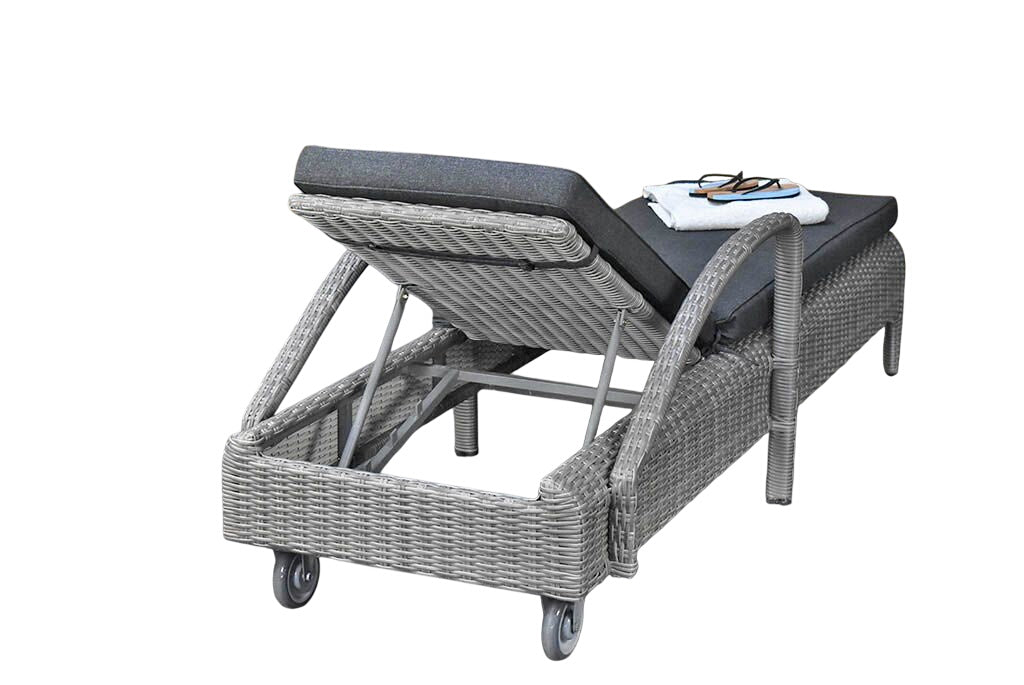 Rhodos Ligbed - Natural Grey