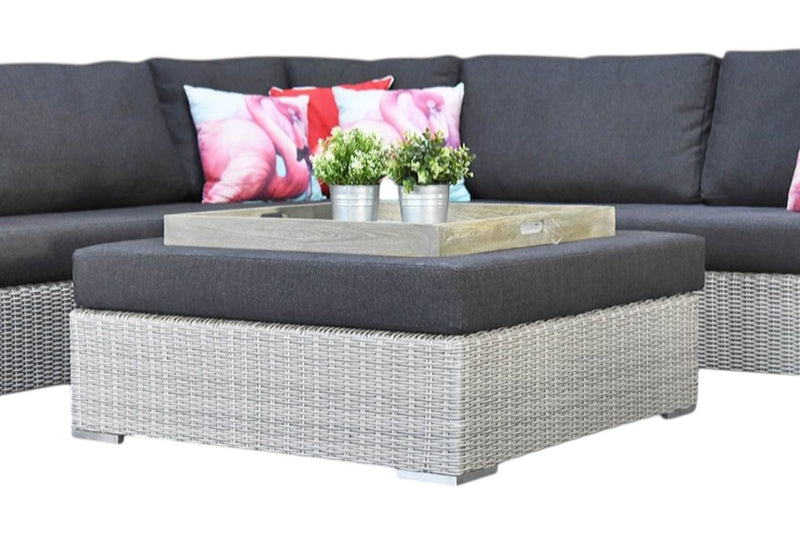 Riga Hoek Loungeset - Light Kobo Grey