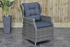 Rio tuinset 4 personen Barcelona Kobo Grey sfeerbeeld in tuin