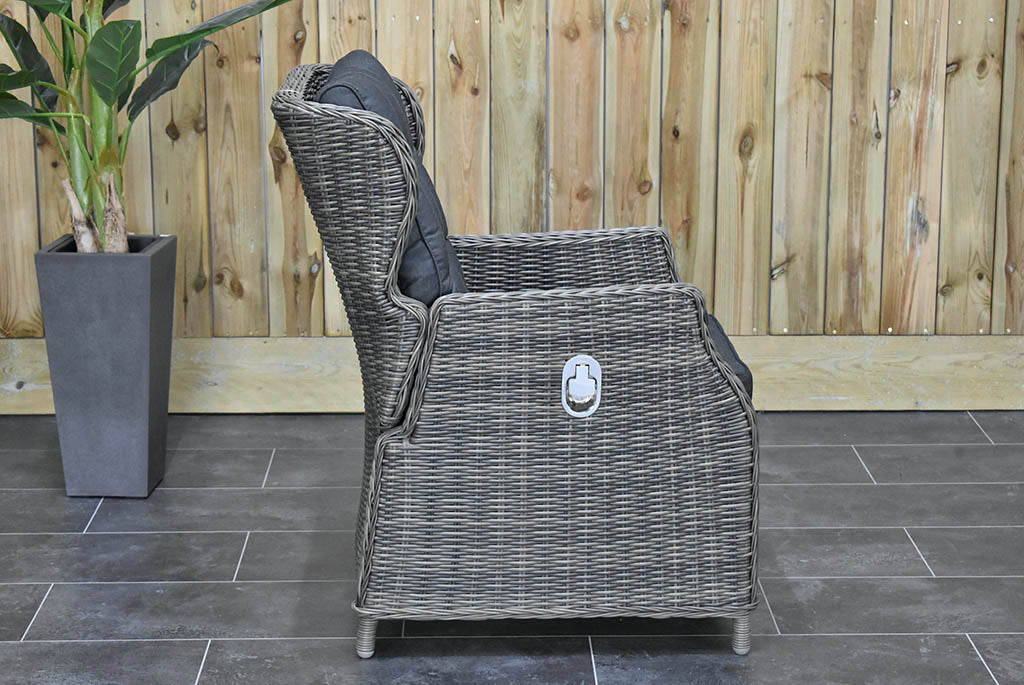 Rio tuinset 4 personen Barcelona Kobo Grey bovenaanzicht