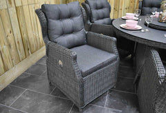 Rio tuinset 4 personen Barcelona Rock Grey sfeerbeeld in tuin