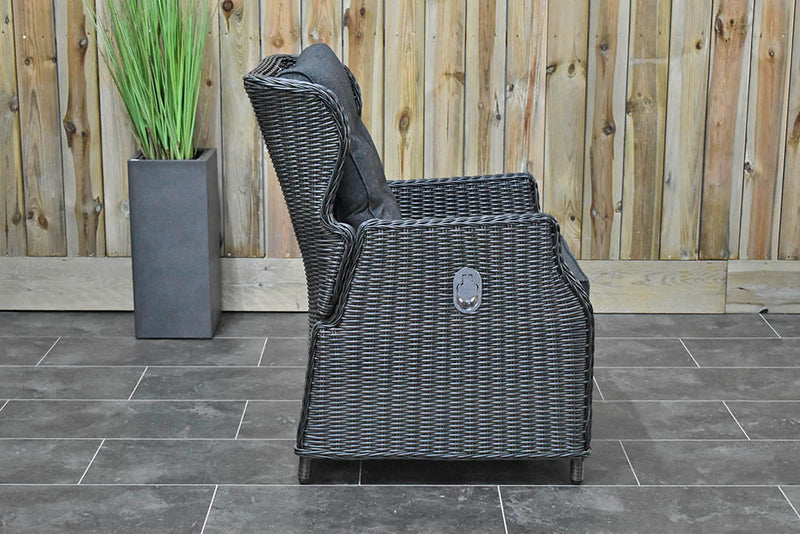 Rio tuinset 4 personen Barcelona Rock Grey bovenaanzicht