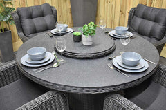 Rio tuinset 4 personen Delano Rock Grey tafel detail