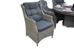 Rio-Darwin Tuinset 6 Personen - Spraystone / Kobo Grey