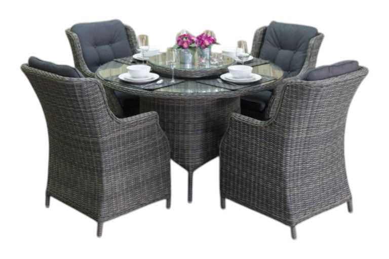 Rio-Darwin Tuinset 4 Personen - Kobo Grey