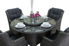 Rio-Darwin Tuinset 4 Personen - Kobo Grey