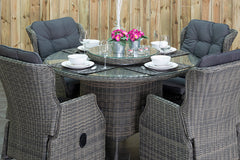 Rio tuinset 4 personen Darwin Kobo Grey stoel detail