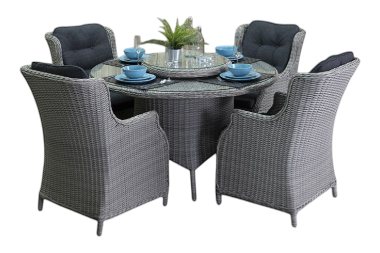 Rio-Darwin Tuinset 4 Personen - Light Kobo Grey