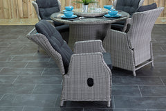 Rio tuinset 4 personen Darwin Light Kobo Grey bovenaanzicht