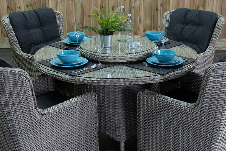 Rio tuinset 4 personen Marina Light Kobo Grey stoel detail