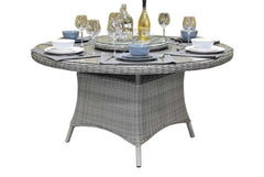 Rio Ronde Tuintafel 150 cm - Glas / Light Kobo Grey