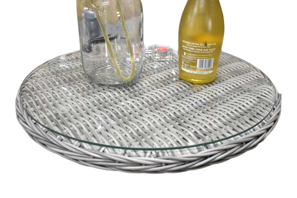 Rio Ronde Tuintafel 150 cm - Glas / Light Kobo Grey
