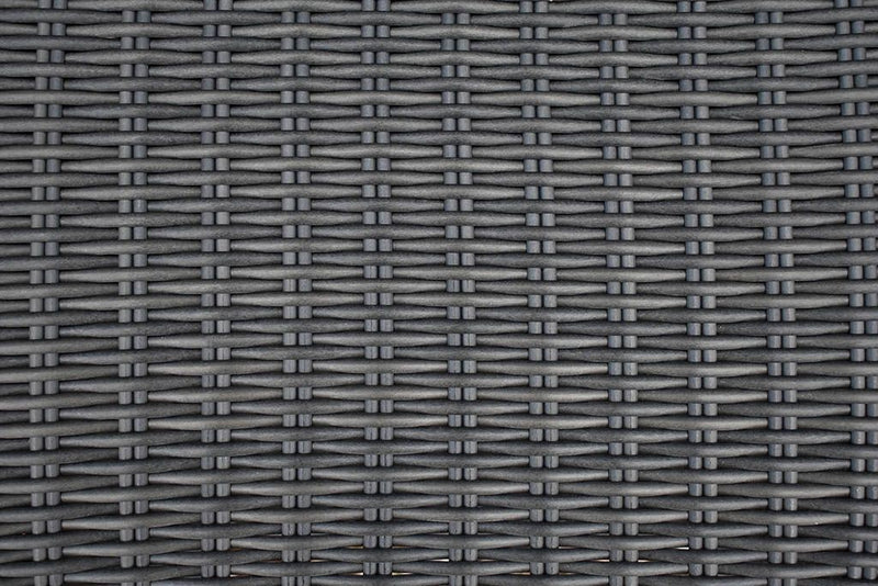 Norwich-Darwin Tuinset 6 Personen - Polystone, Gepoedercoat staal / Rock Grey