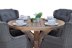 Surakarta-Darwin Tuinset 4 Personen - Rock Grey