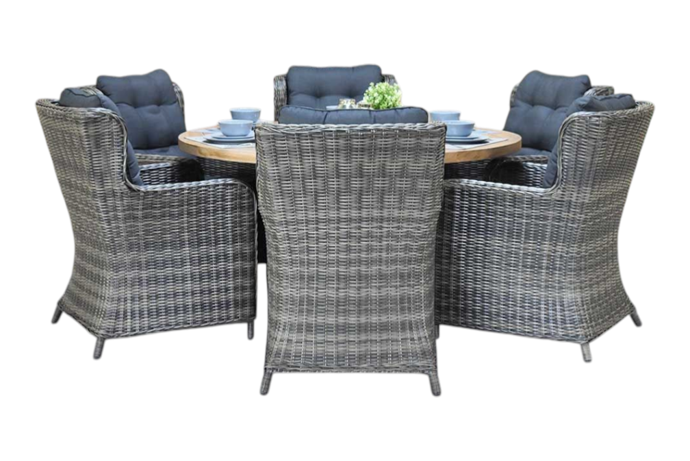 Surakarta-Delano Tuinset 6 Personen - Kobo Grey