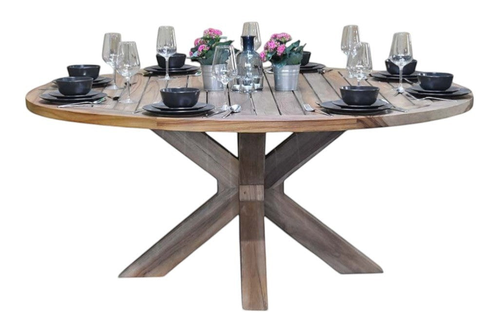 Surakarta Ronde Tuintafel 180 cm