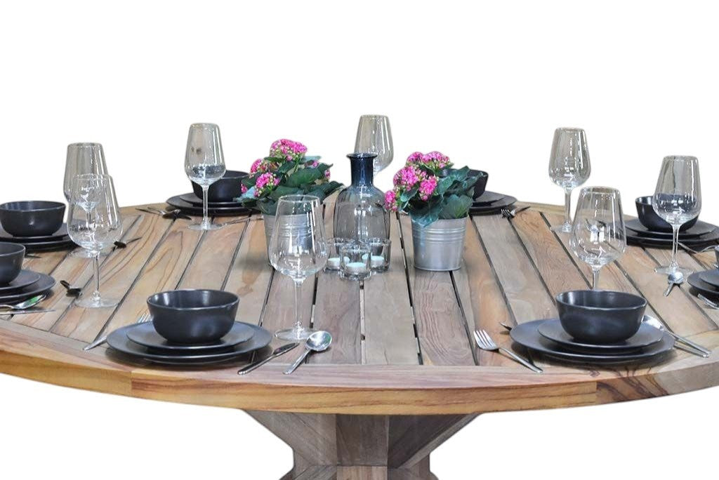 Surakarta Ronde Tuintafel 180 cm