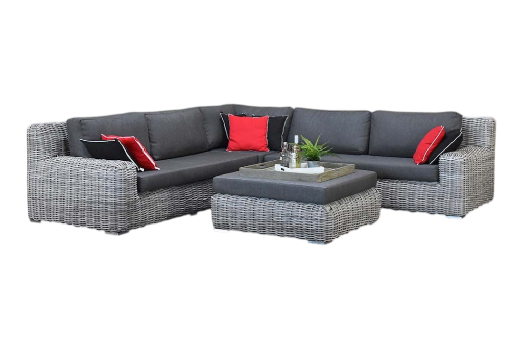 Vallemara Hoek Loungeset - Faded Grey