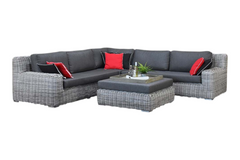 Vallemara Hoek Loungeset - Faded Grey