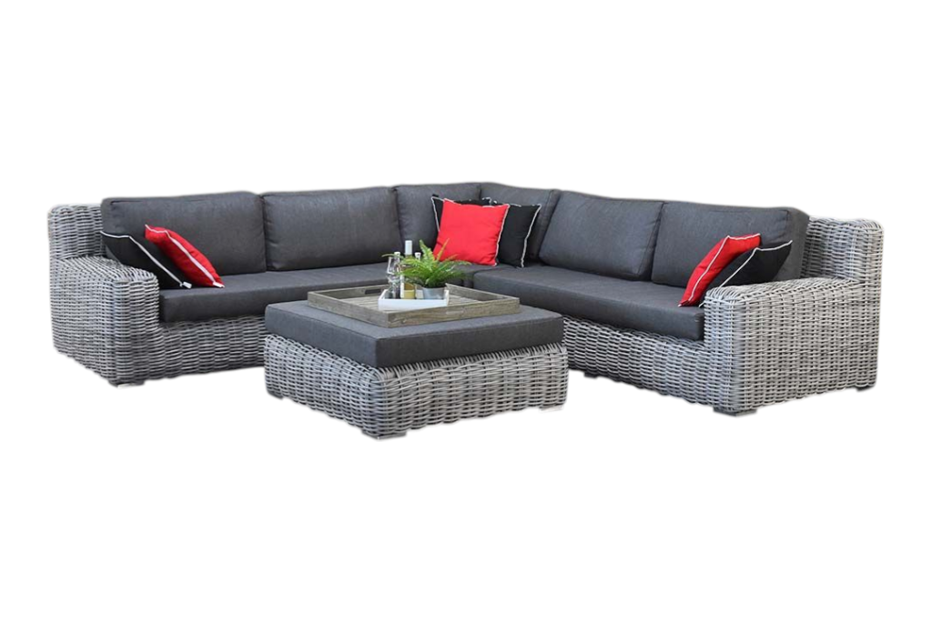 Vallemara Hoek Loungeset - Faded Grey