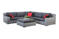 Vallemara Hoek Loungeset - Faded Grey