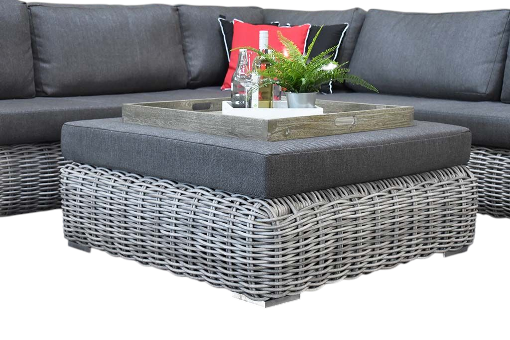Vallemara Hoek Loungeset - Faded Grey