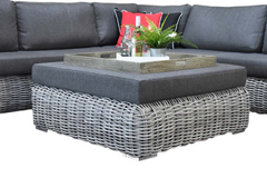 Vallemara Hoek Loungeset - Faded Grey