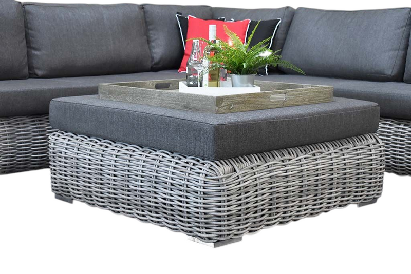 Vallemara Hoek Loungeset - Faded Grey