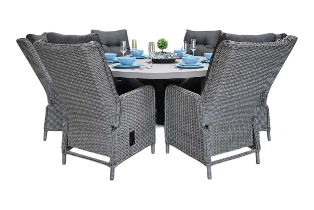 Voula-Marling verstelbare Tuinset 6 Personen